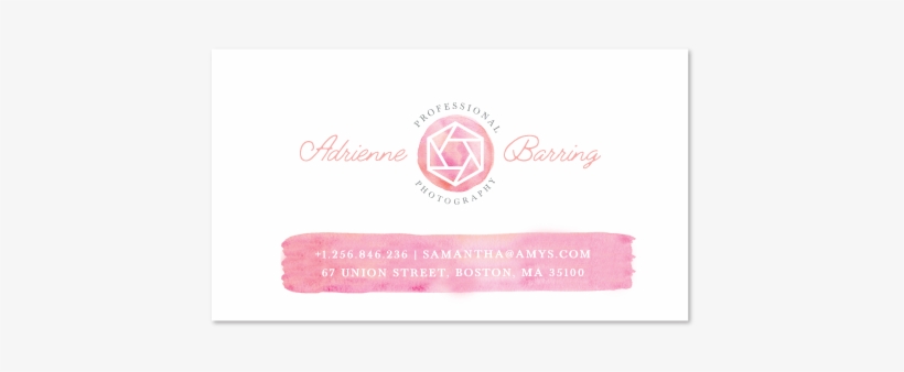 Watercolor Stamp Photography Logo - Display Device, transparent png download