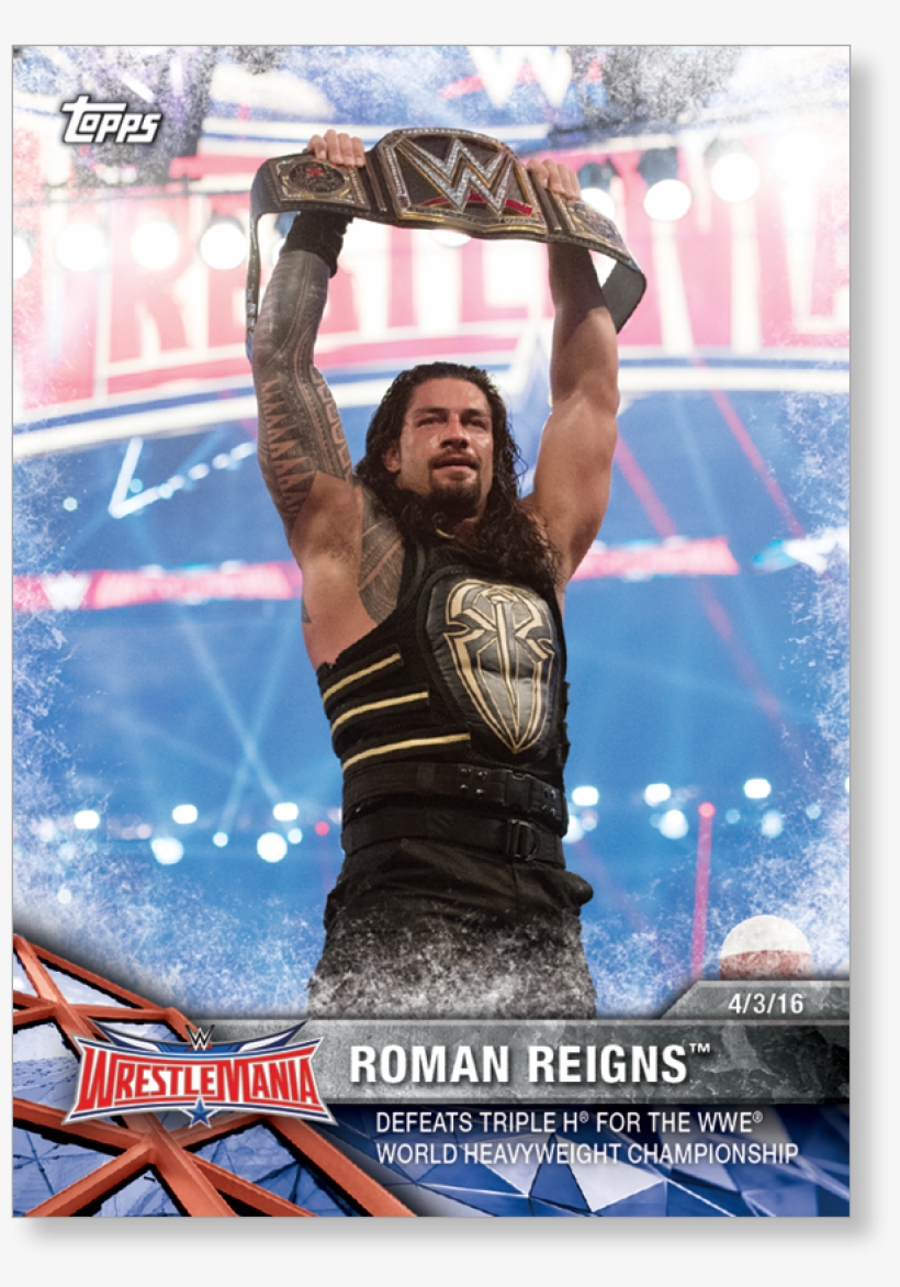 Wwe Wrestlemania Roman Reigns 2017, transparent png download