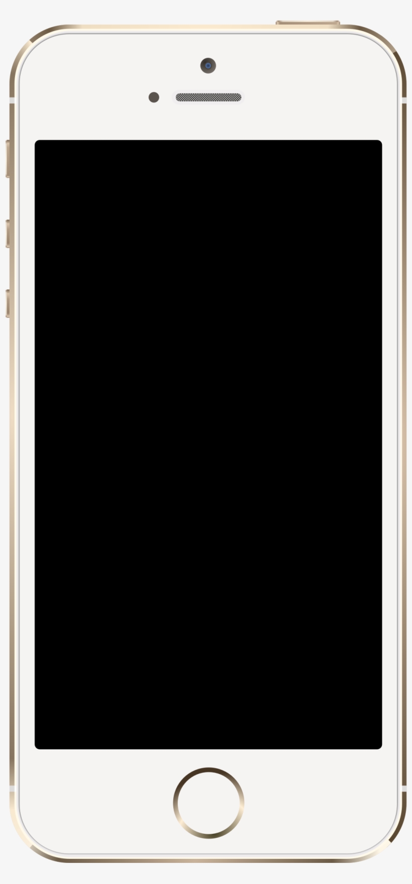 Ipod Clipart Iphone 5 - Iphone Rose Gold Off Transparent PNG - 2400x2400 -  Free Download on NicePNG, image size:820x1760