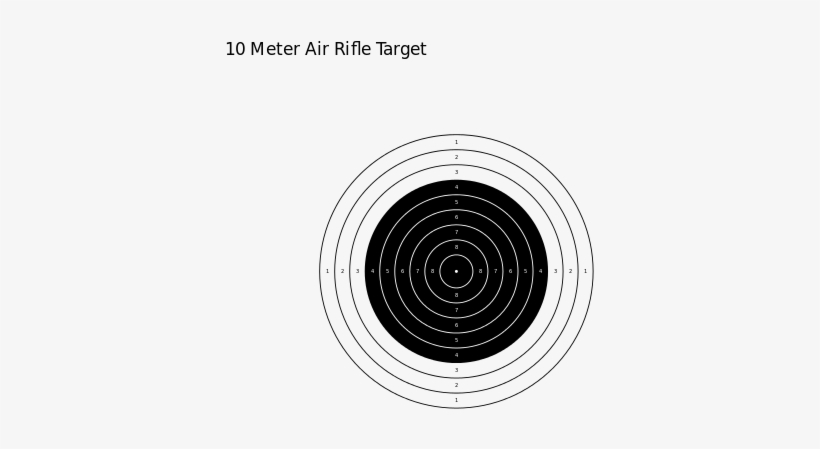 240 × 240 Pixels - 10 Meter Air Target, transparent png download