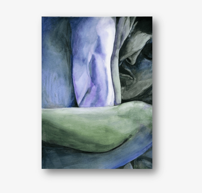 Patience Stone - Watercolor Painting, transparent png download