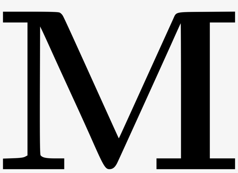 This Free Icons Png Design Of Cyrillic Letter M, transparent png download