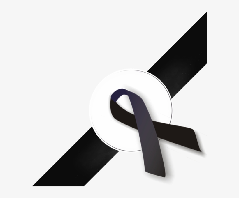 Black Ribbon Under Right - Estudiantes Desaparecidos En Jalisco, transparent png download