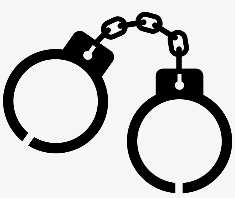 Handcuffs Vector - Arrest Png, transparent png download