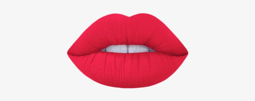 Red Lipstick On Lips Png - Lime Crime Matte Velvetines, transparent png download