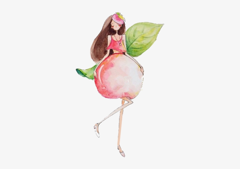 Png Royalty Free Stock Fruit Peach Cartoon Skirt Transprent - Peach, transparent png download