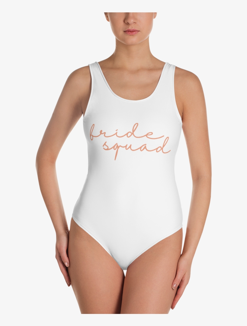 Watercolor Dotted One-piece Swimsuit - One-piece Swimsuit, transparent png download