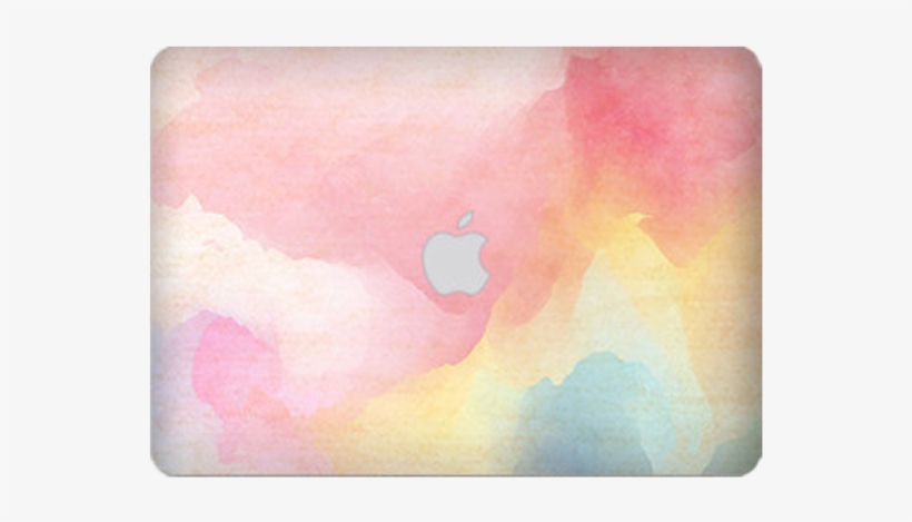 Watercolor Macbook Skin - Watercolor Paint, transparent png download