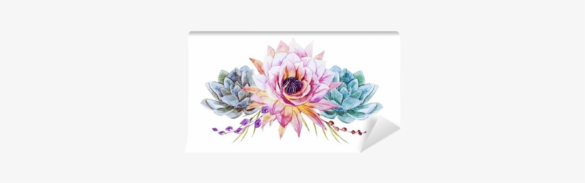 Lotus Watercolor Png Vector, transparent png download