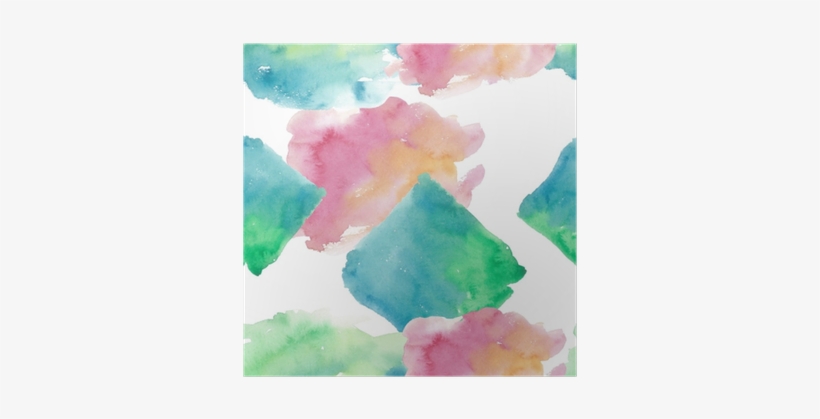 Colorful Texture Illustration Pattern In A Watercolor - Watercolor Painting, transparent png download