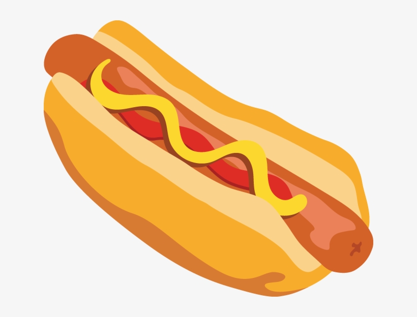Hot Dog Clipart At Getdrawings - Hot Dog, transparent png download