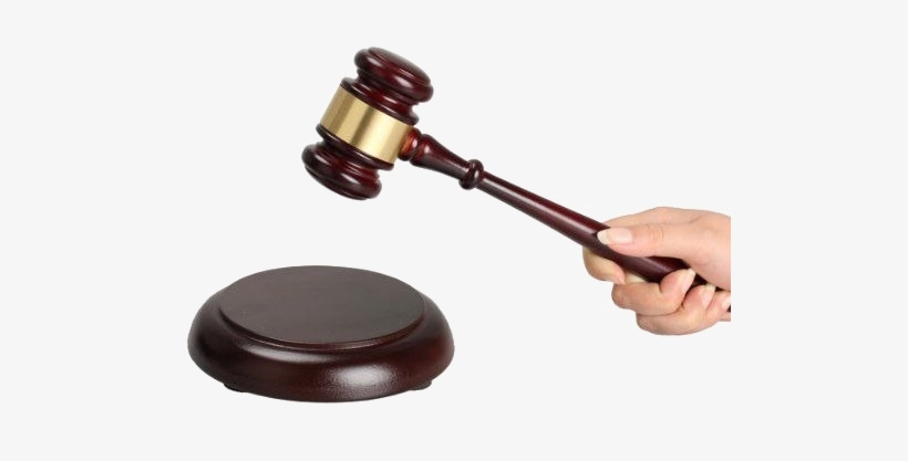 Gavel Download Png Image - Wooden Handcrafted Wood Gavel Sound Block For Lawyer, transparent png download