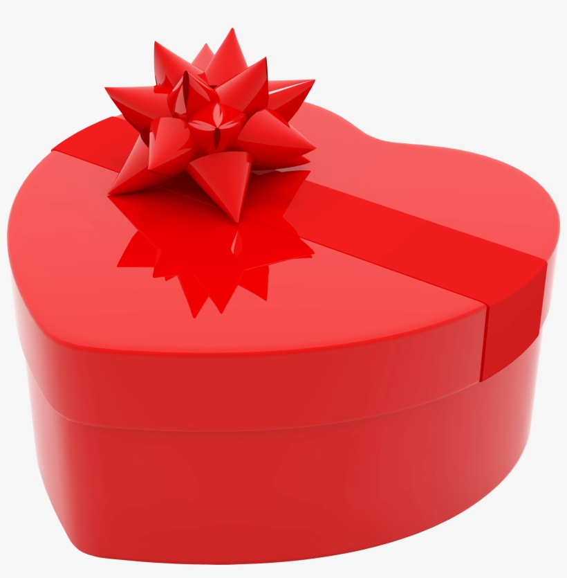 Heart Red Gift - Gift Png, transparent png download