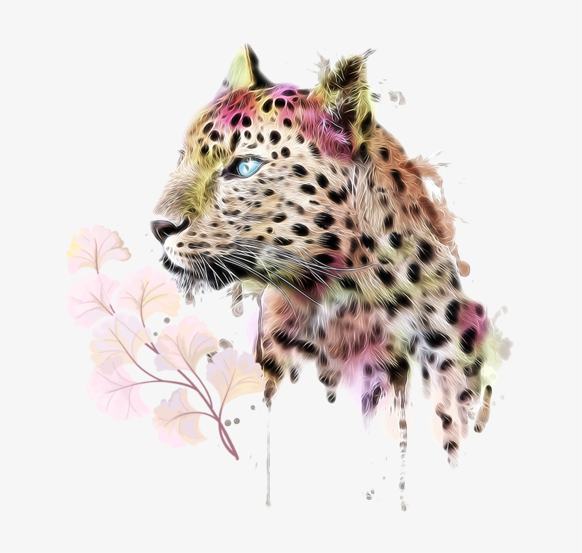 Report Abuse - Jaguar Painting Png, transparent png download