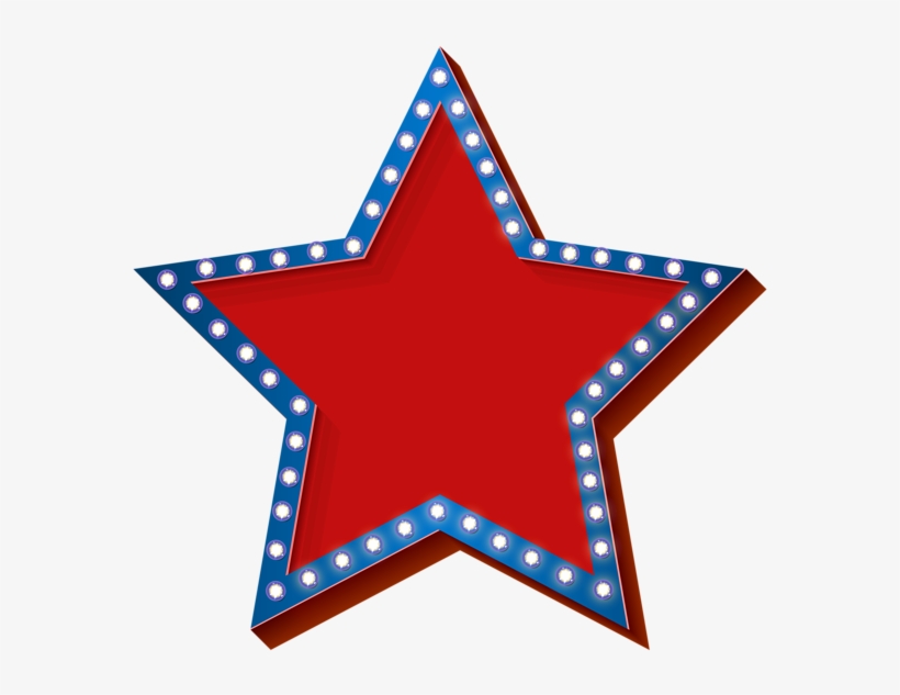 Art Images, Starfish, July 4th, Clip Art, Symbols, - Star With Lights Clipart, transparent png download