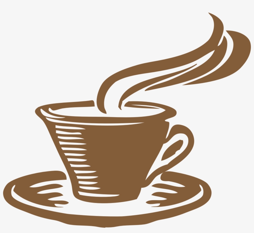 Tea Cup Gray - Pink Coffee Cup Clip Art, transparent png download