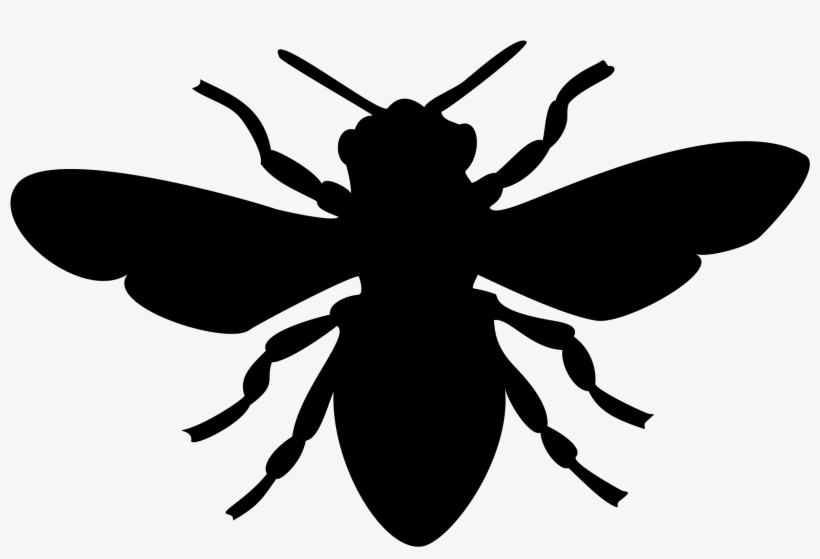 This Free Icons Png Design Of Bee Silhouette, transparent png download