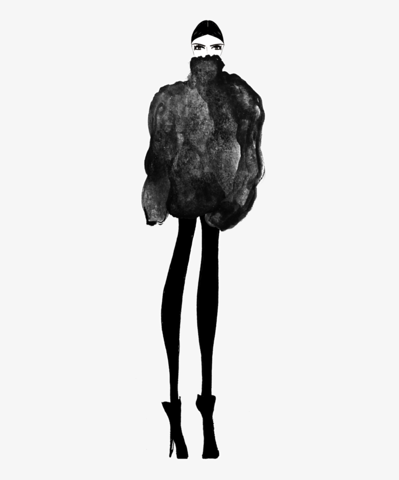 Black Watercolor - Black Panther, transparent png download