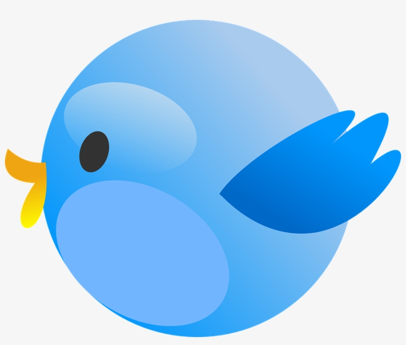 Cutie Twitter Bird Svg Clip Arts 600 X 481 Px, transparent png download
