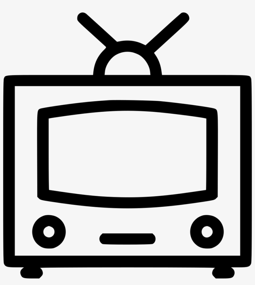 Old Tv - - Old Tv Icon Png, transparent png download