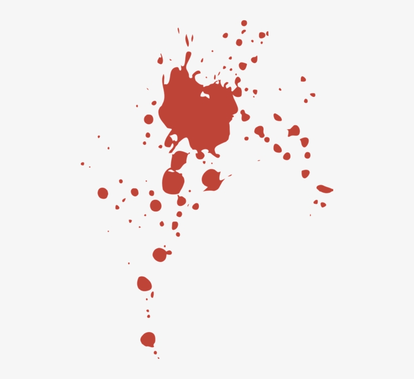 Paint Splatter - Manchas De Sangue Png, transparent png download