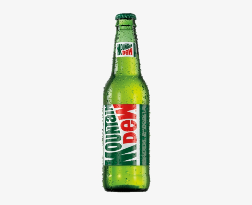 50c49j - Mtn Dew Glass Bottle, transparent png download