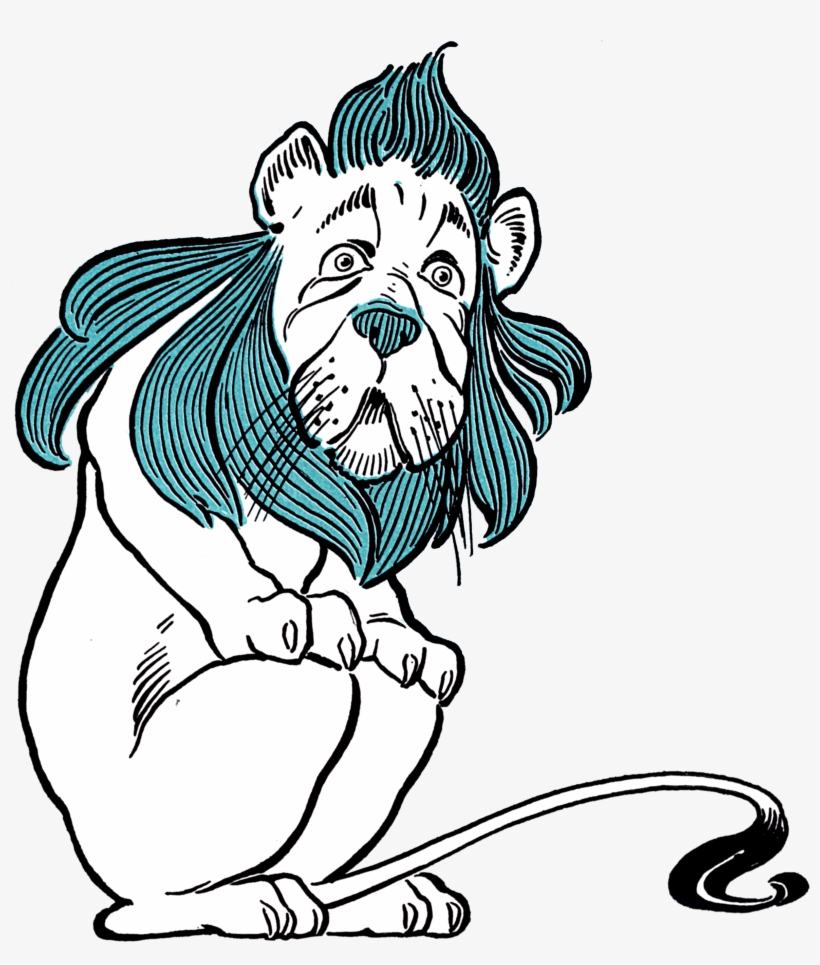 Cowardly Lion - Wonderful Wizard Of Oz Lion, transparent png download