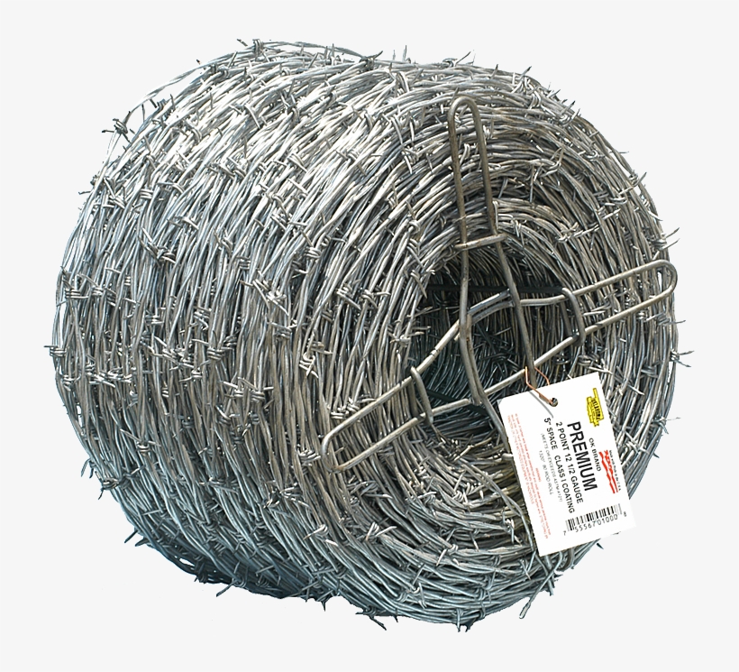 5ga Select Barb Wire - Length Of Barbed Wire Roll, transparent png download