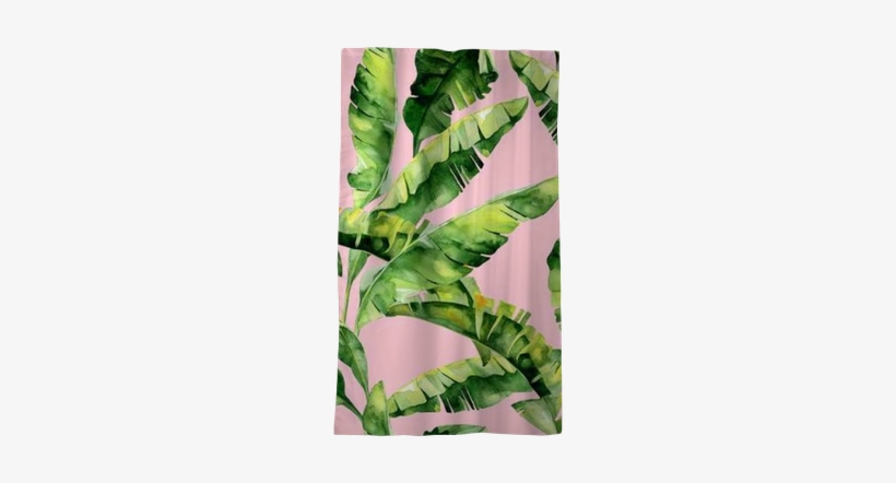 Seamless Watercolor Illustration Of Tropical Leaves, - Dense Jungle Round Mouse Pad Customized Non Slip Rubber, transparent png download