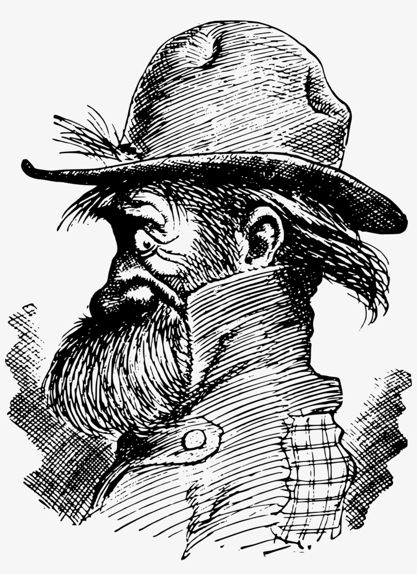 This Free Icons Png Design Of Big Beard Man, transparent png download