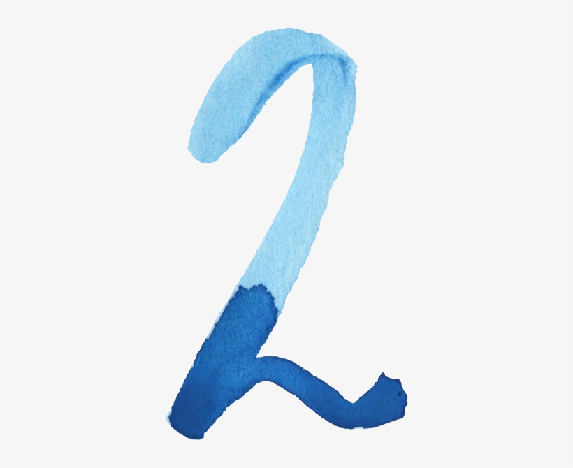 Free Download - Watercolor Numbers Transparent, transparent png download