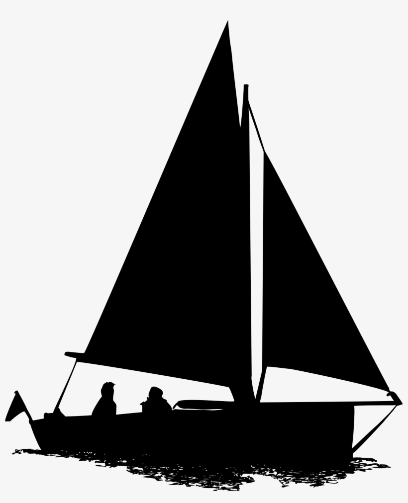 This Free Icons Png Design Of Sailboat Silhouette 2, transparent png download