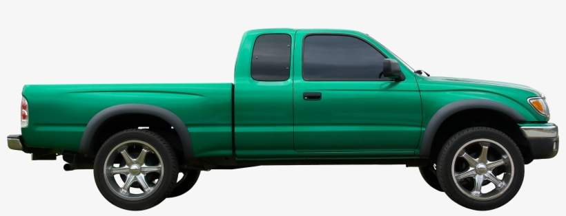 Green Pickup Truck - Pickup Png, transparent png download