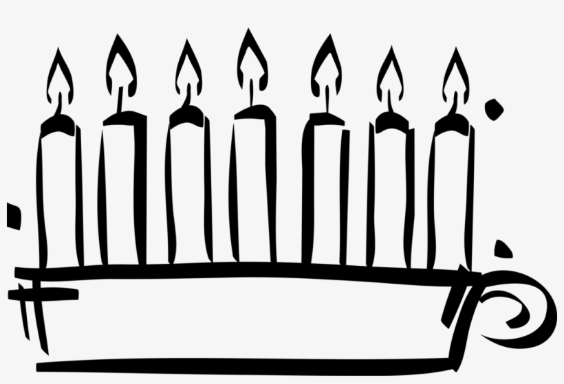 Vector Illustration Of Traditional African Kinara Candle, transparent png download