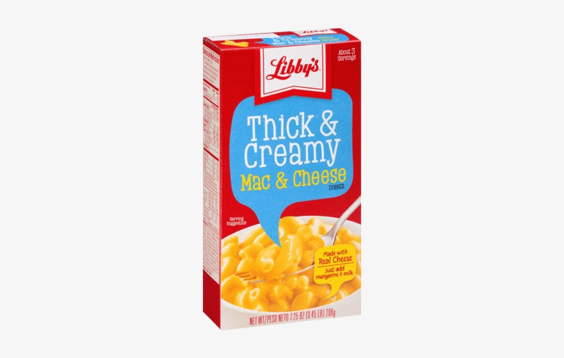 Mac & Cheese Creamy - Libby's Thick & Creamy Mac & Cheese Dinner, transparent png download