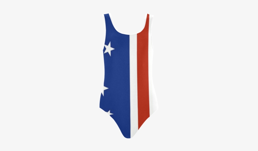 Red White And Blue Stripes And Stars 6 Vest One Piece - Active Tank, transparent png download