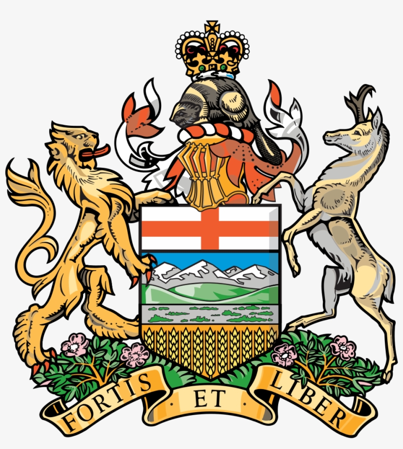 Alberta - Provincial Shield In Alberta, transparent png download