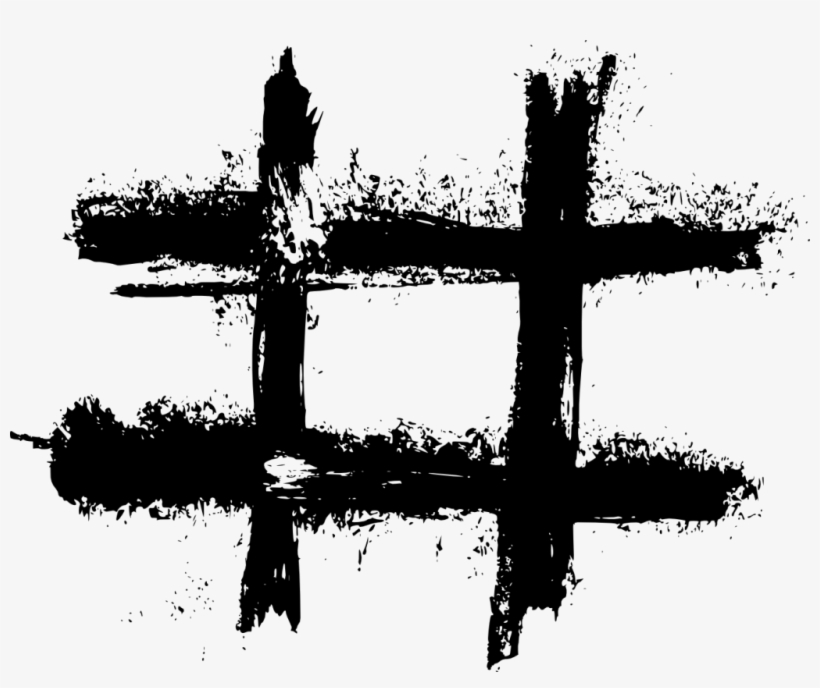 Png File Size - Hashtag Grunge, transparent png download