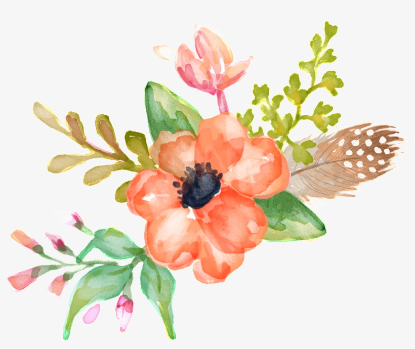 Transparent Flower Elegant Heypik Picturesquely Frame - Scrapbook Customs Mini Craft Wyoming Love Stickers, transparent png download