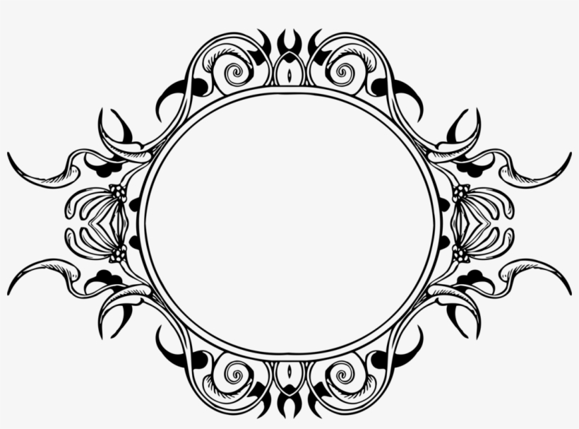 All Photo Clipart Computer Icons Oval Ornament Drawing - Floral Vector Oval, transparent png download