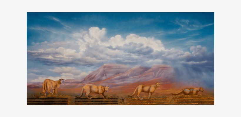 Mountain Lion Arousing Thunder - Herd, transparent png download