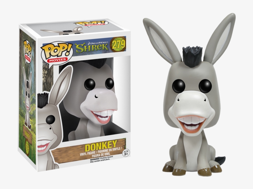Donkey Pop Vinyl Figure - Funko Pop Shrek, transparent png download