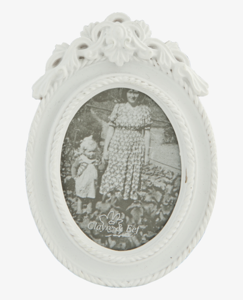 White Oval Frame Png - Clayre Eef Fotorahmen 2f0230 Für 1, transparent png download