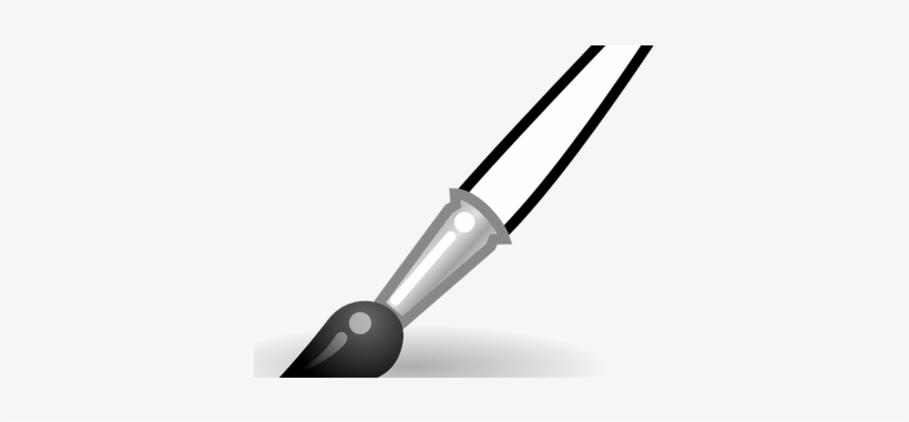 Free Vector Paint Brush - Paintbrush Clip Art, transparent png download