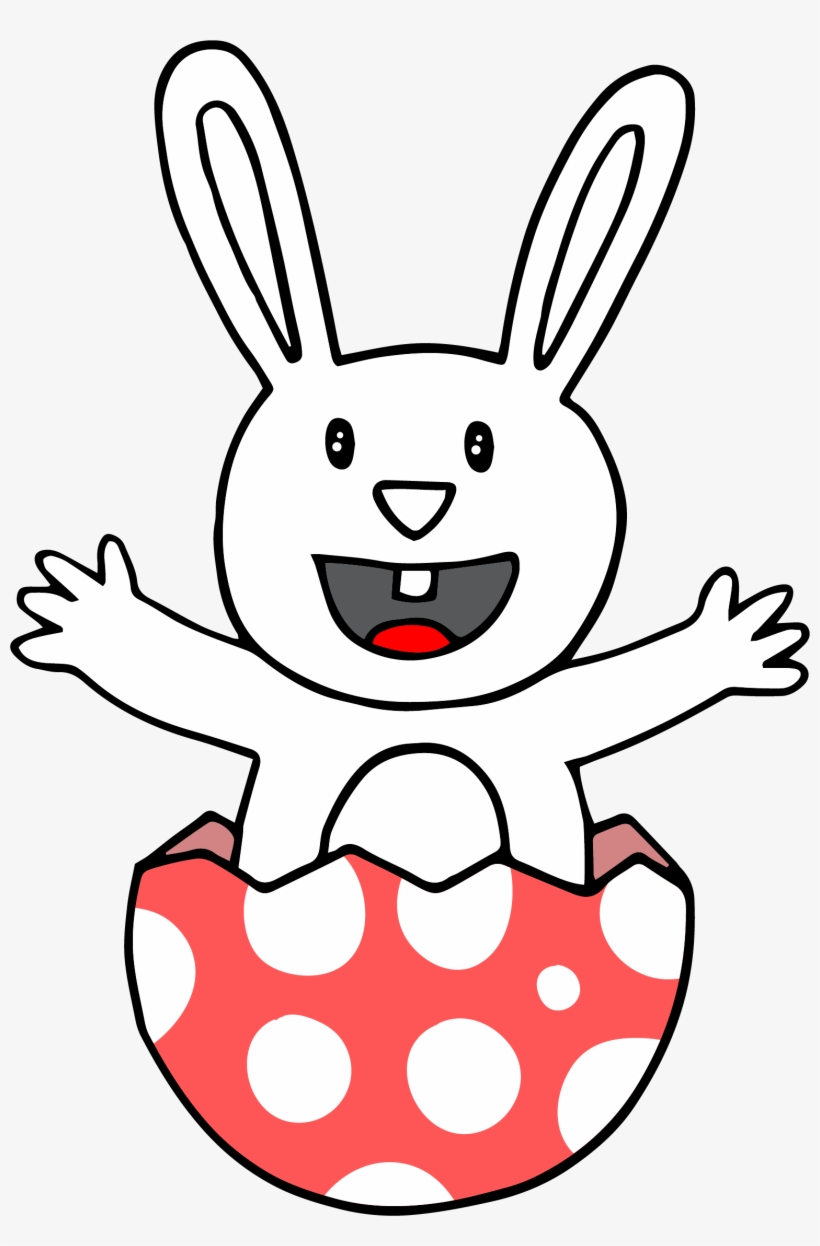 Bunny Easter Egg Broken Png Picture - Easter, transparent png download