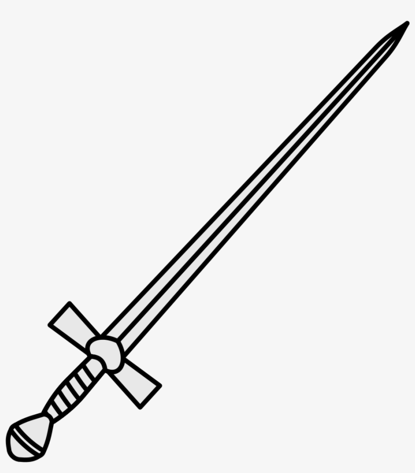 Coa Illustration Elements Arms Sword - Sword Svg, transparent png download