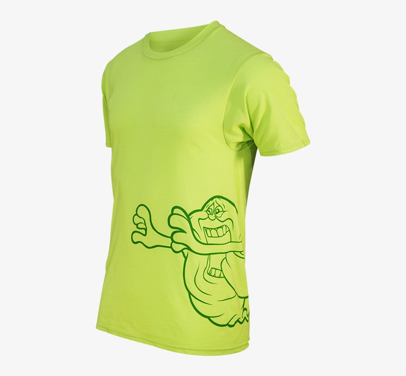 Ghostbusters Slimer Running Shirt - Slimer, transparent png download