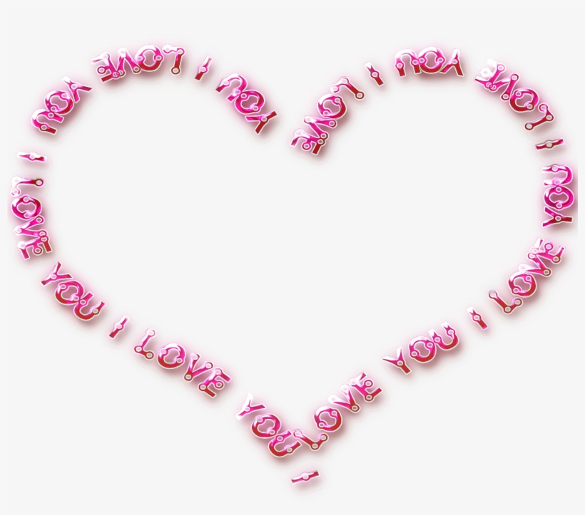 Love Text Png - Heart, transparent png download