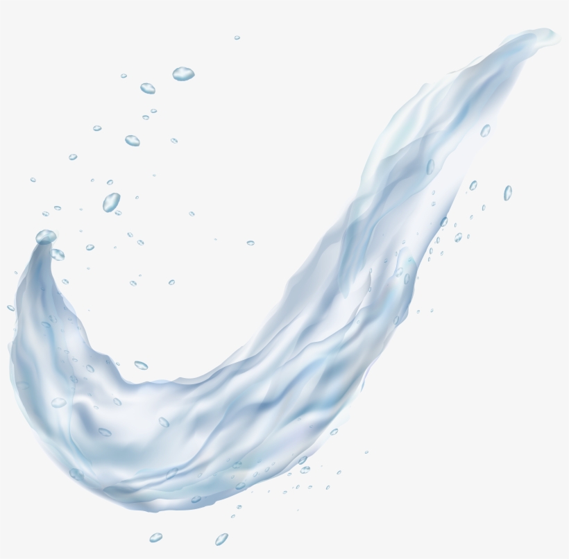 Water Splashes Png Clip - Clip Art, transparent png download