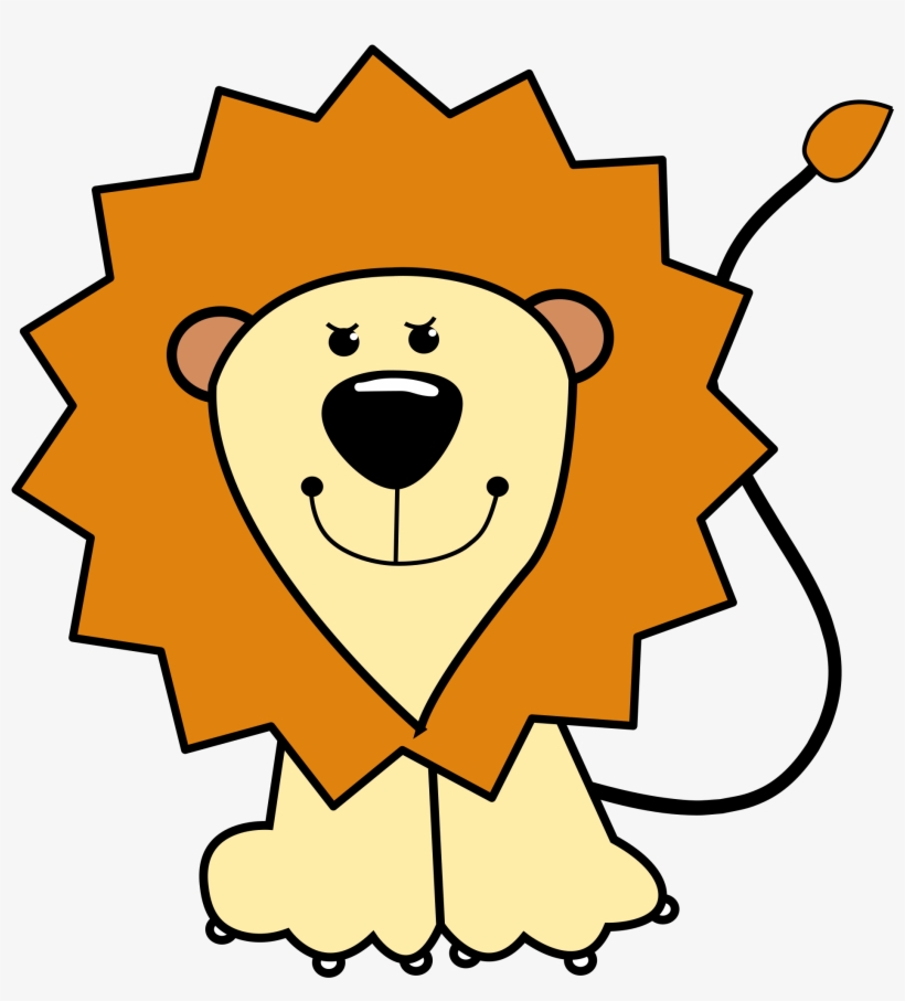 Big Image - Drawing A Lion Clipart, transparent png download